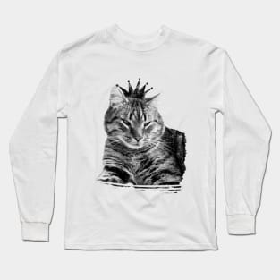 Cat is king Long Sleeve T-Shirt